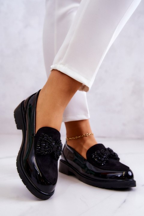 Mokasyny Model S.Barski HY51-318 Belize Black Mokasyny Model S.Barski HY51-318 Belize Black