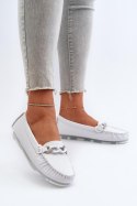 Mokasyny Model S.Barski LR339 White 