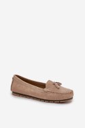 Mokasyny Model S.Barski LR51-548 Beige 