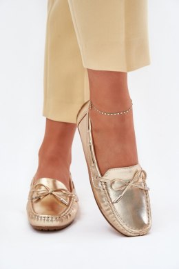 Mokasyny Model Si Passione FT246 Gold 