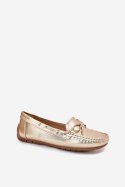 Mokasyny Model Si Passione FT246 Gold 