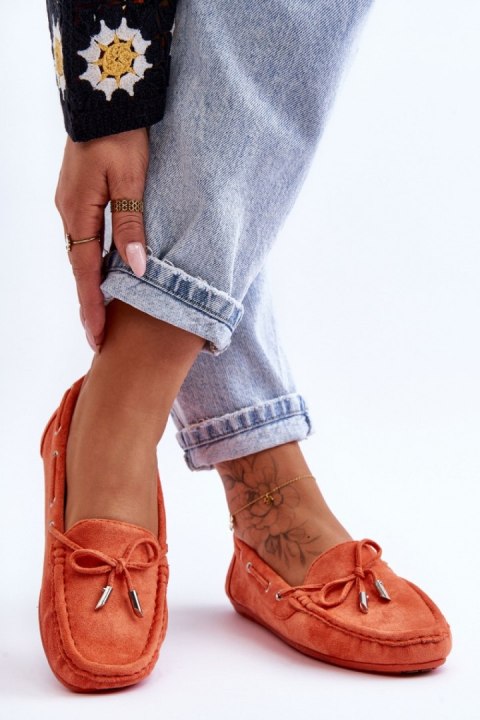 Mokasyny Model Si Passione FT246 Orange 