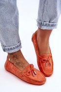 Mokasyny Model Si Passione FT246 Orange 