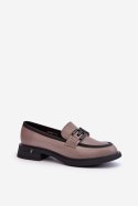 Mokasyny damskie Model Triana 63501 Dark Beige