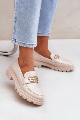 Mokasyny Model Trionna CM09P Beige 