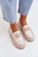 Mokasyny Model Trionna CM09P Beige 
