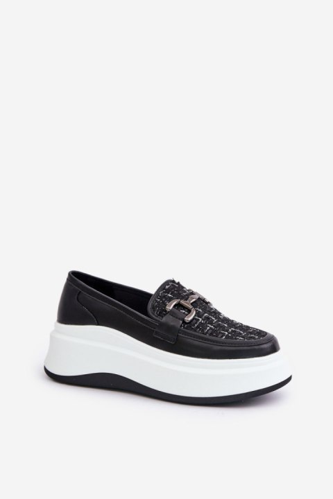 Mokasyny Model Vinceza 89105 Black Mokasyny Model Vinceza 89105 Black
