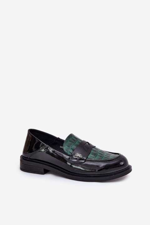 Mokasyny Model Vinceza 91125 Green/Black Mokasyny Model Vinceza 91125 Green/Black