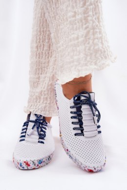 Półbuty Model Artiker 52C1713 White/Navy 