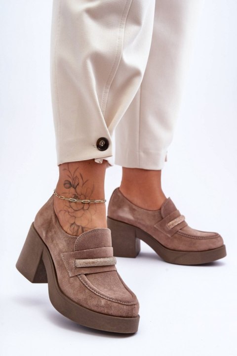 Półbuty Model Gelanor 20157 Beige Zamsz Półbuty Model Gelanor 20157 Beige Zamsz
