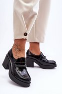Półbuty Model Gelanor 20157 Black Skóra 