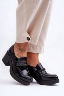 Półbuty Model Gelanor 20157 Black Skóra 