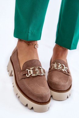 Półbuty Model Laura Messi 2489 Brown 
