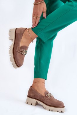 Półbuty Model Laura Messi 2489 Brown 