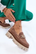 Półbuty Model Laura Messi 2489 Brown 