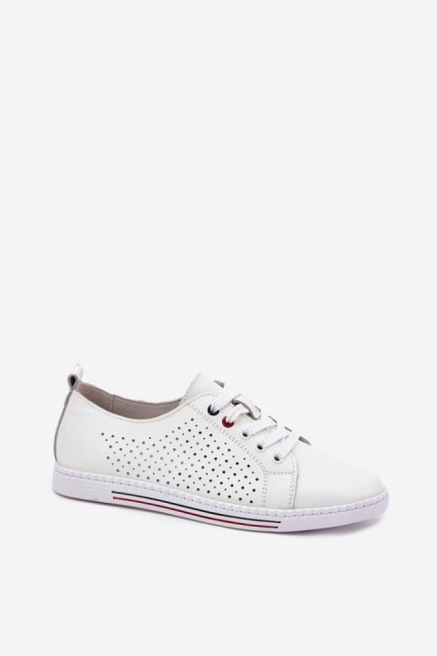 Półbuty Model S.Barski LR51-587 White Półbuty Model S.Barski LR51-587 White