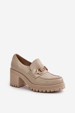 Półbuty Model Zazoo 20175 Light Beige 