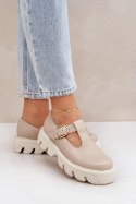 Półbuty Model Zazoo 20183 Beige 