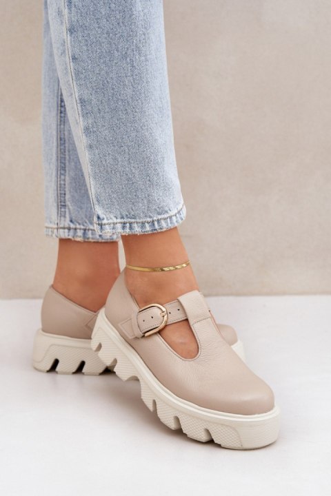 Półbuty Model Zazoo 20183 Beige 