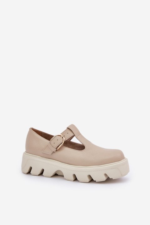 Półbuty Model Zazoo 20183 Beige Półbuty Model Zazoo 20183 Beige