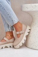 Półbuty Model Zazoo 20183 Beige 
