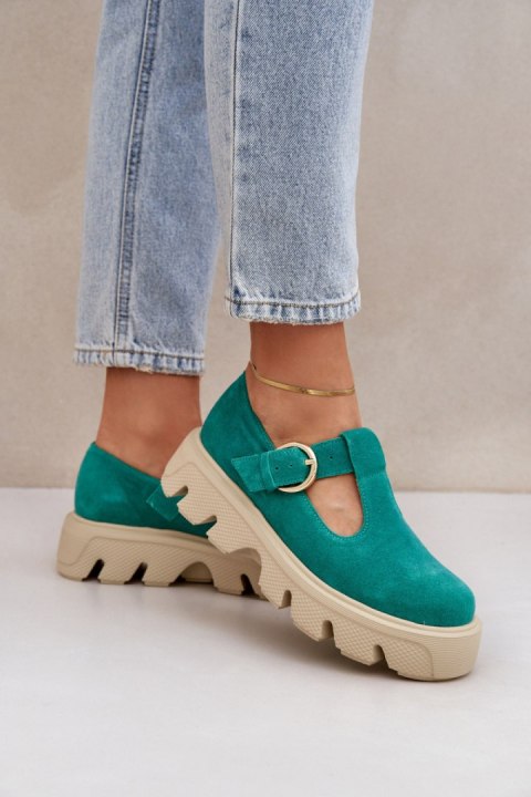 Półbuty Model Zazoo 20183 Green Półbuty Model Zazoo 20183 Green