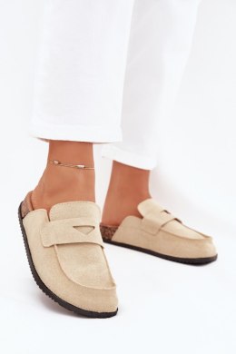 Sandał Klapki Model Nivalia 98-186 Beige 
