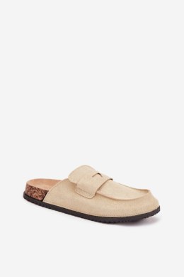 Sandał Klapki Model Nivalia 98-186 Beige 