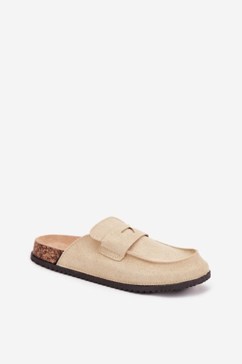 Sandał Klapki Model Nivalia 98-186 Beige Sandał Klapki Model Nivalia 98-186 Beige