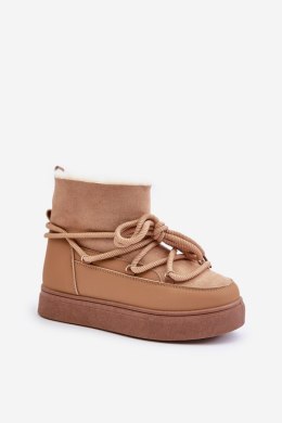 Śniegowce Model Aziara 8933 Camel 