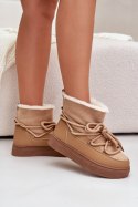 Śniegowce Model Aziara 8933 Camel 
