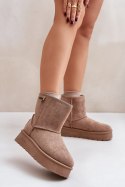 Śniegowce Model Big Star OO274A097 Beige 