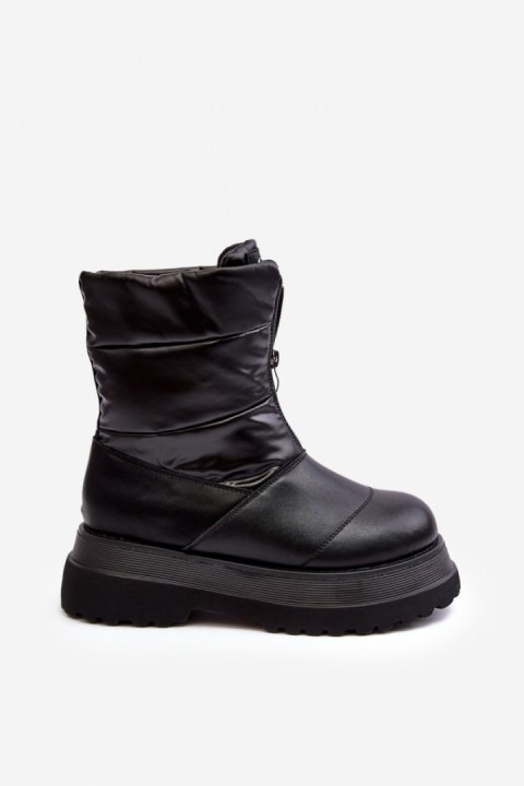 Śniegowce Model GOE MM2N4078 Black Śniegowce Model GOE MM2N4078 Black
