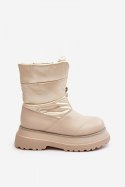 Śniegowce Model GOE MM2N4079 Beige 