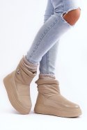 Śniegowce Model Gattea HY852-63 Beige 