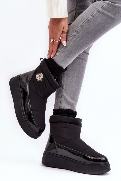 Śniegowce Model Gattea HY852 Black 
