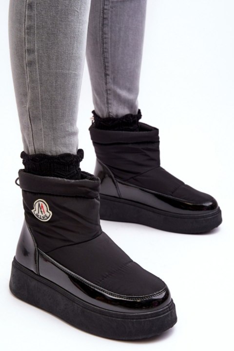 Śniegowce Model Gattea HY852 Black Śniegowce Model Gattea HY852 Black