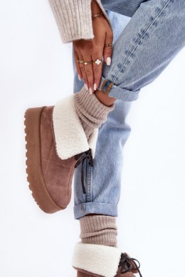 Śniegowce Model Olimuka VL212P Beige 