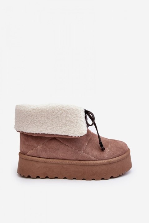 Śniegowce Model Olimuka VL212P Beige Śniegowce Model Olimuka VL212P Beige