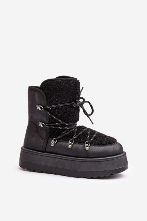 Śniegowce Model Riaviana 24889 Black Śniegowce Model Riaviana 24889 Black