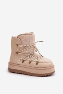 Śniegowce Model Riaviana 24889 Light Beige 