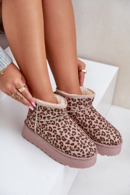 Śniegowce Model Xamella 20216-4K Brown Leopard 