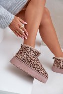 Śniegowce Model Xamella 20216-4K Brown Leopard 