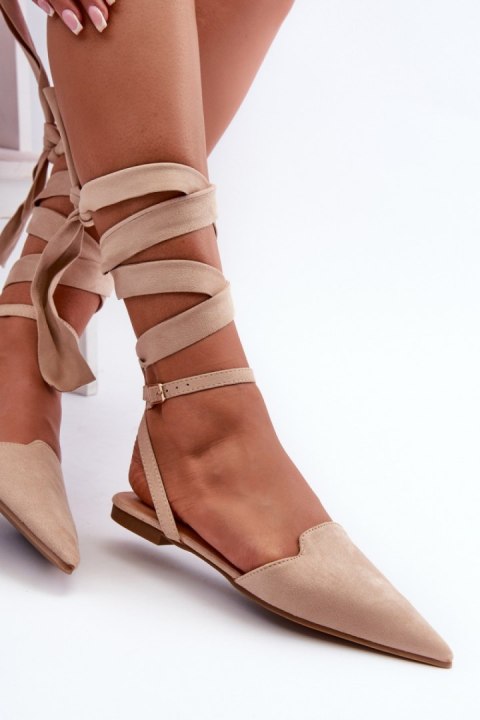 Baleriny Model Ellesara JH265 Beige Baleriny Model Ellesara JH265 Beige