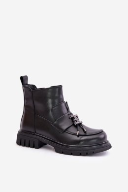 Botki Model Asperra 24BT15-7455 Black 