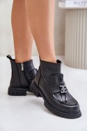 Botki Model Asperra 24BT15-7455 Black 