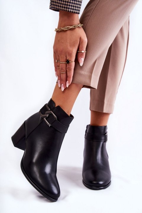 Botki Model Astrid BT604 Black 