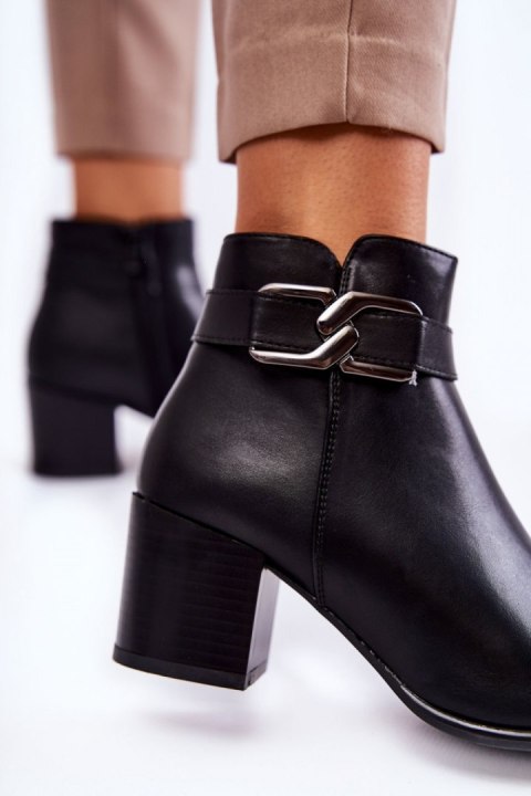 Botki Model Astrid BT604 Black Botki Model Astrid BT604 Black