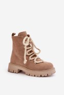 Botki Model Caellita NS539P Beige 