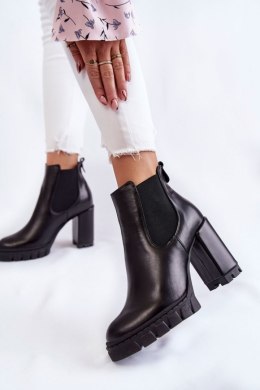 Botki Model Eldey 2247-S Black 